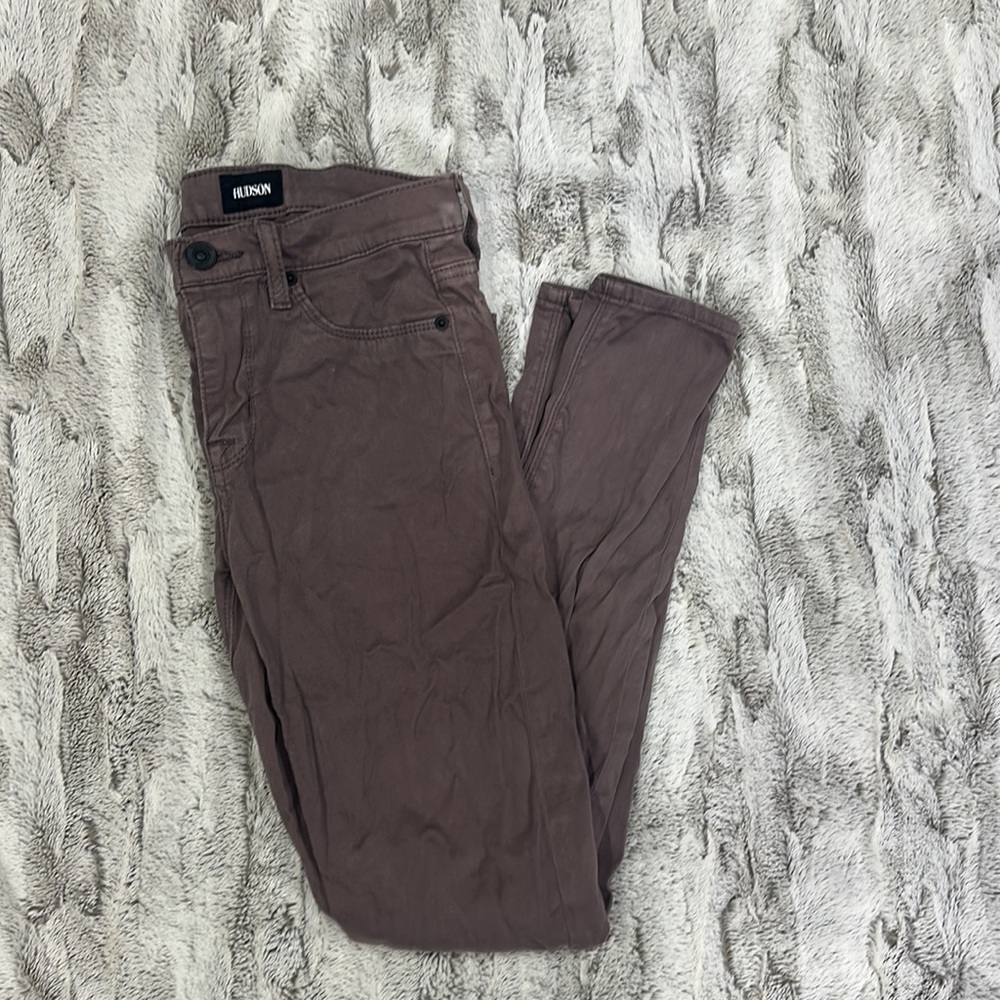 Hudson Nico Super Skinny Mid Rise Ankle Size 25